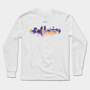 Jacksonville Skyline Silhouette Long Sleeve T-Shirt